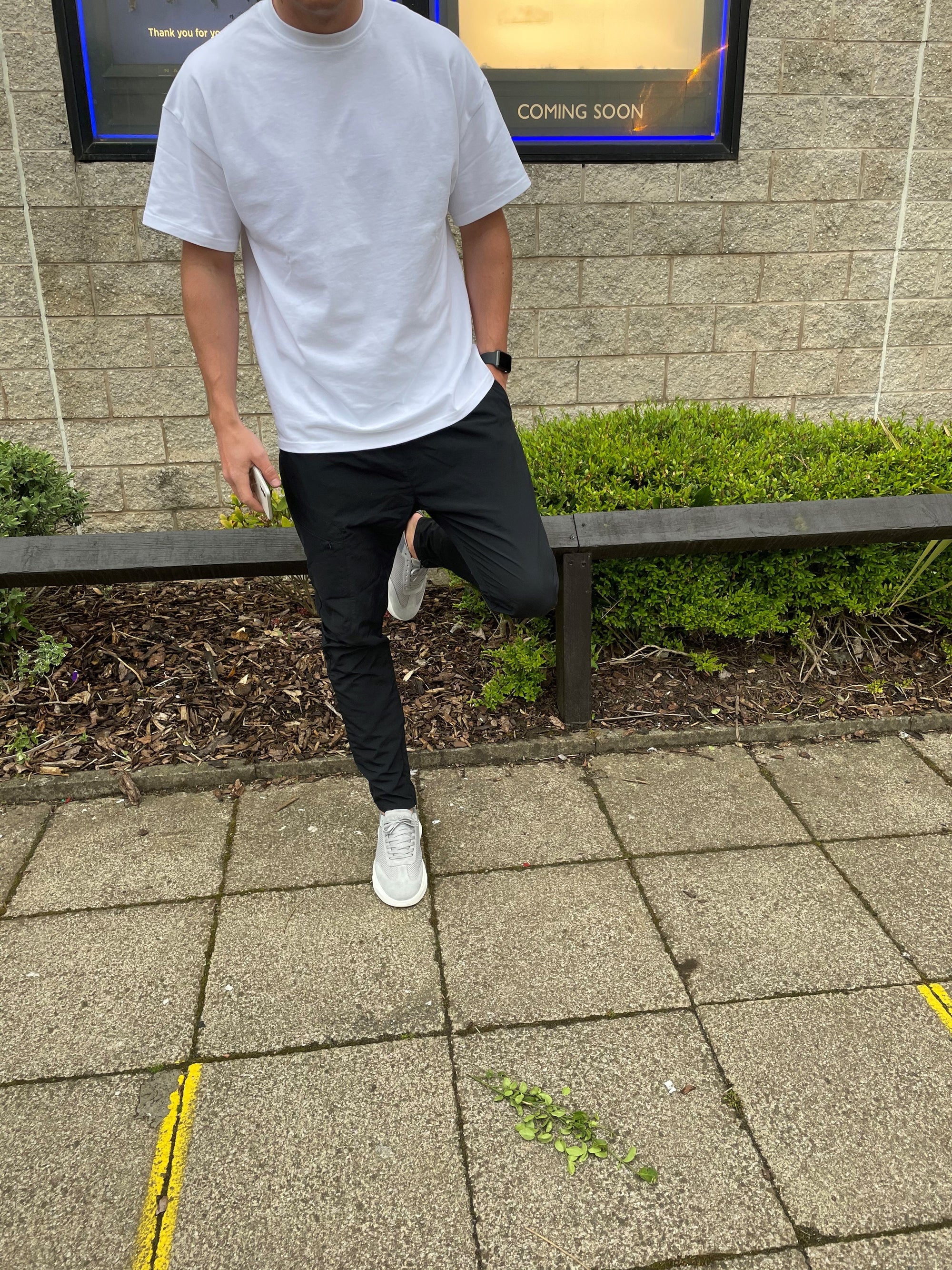 Oversized Box Fit Tee - White