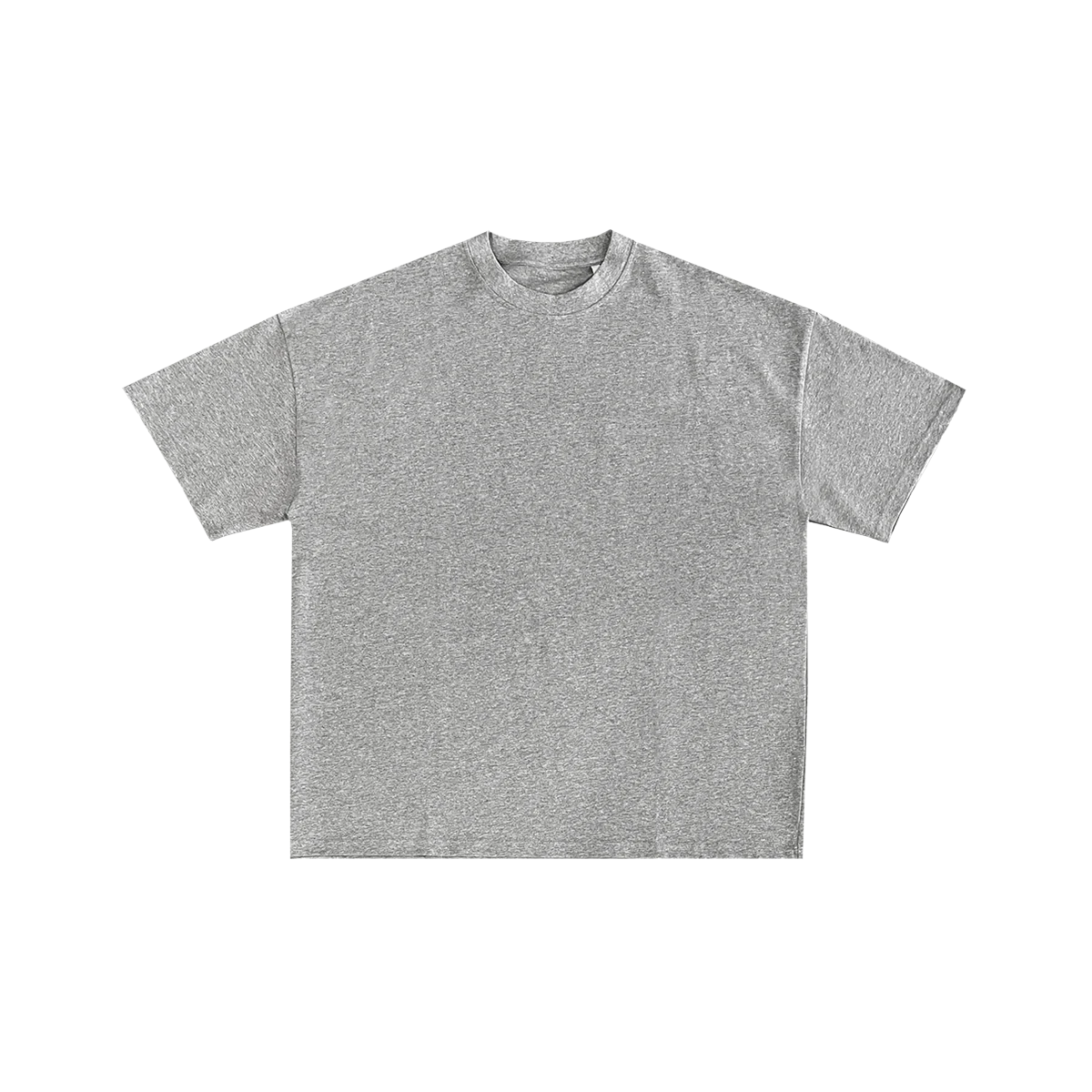 Oversized Box Fit Tee - Light Grey